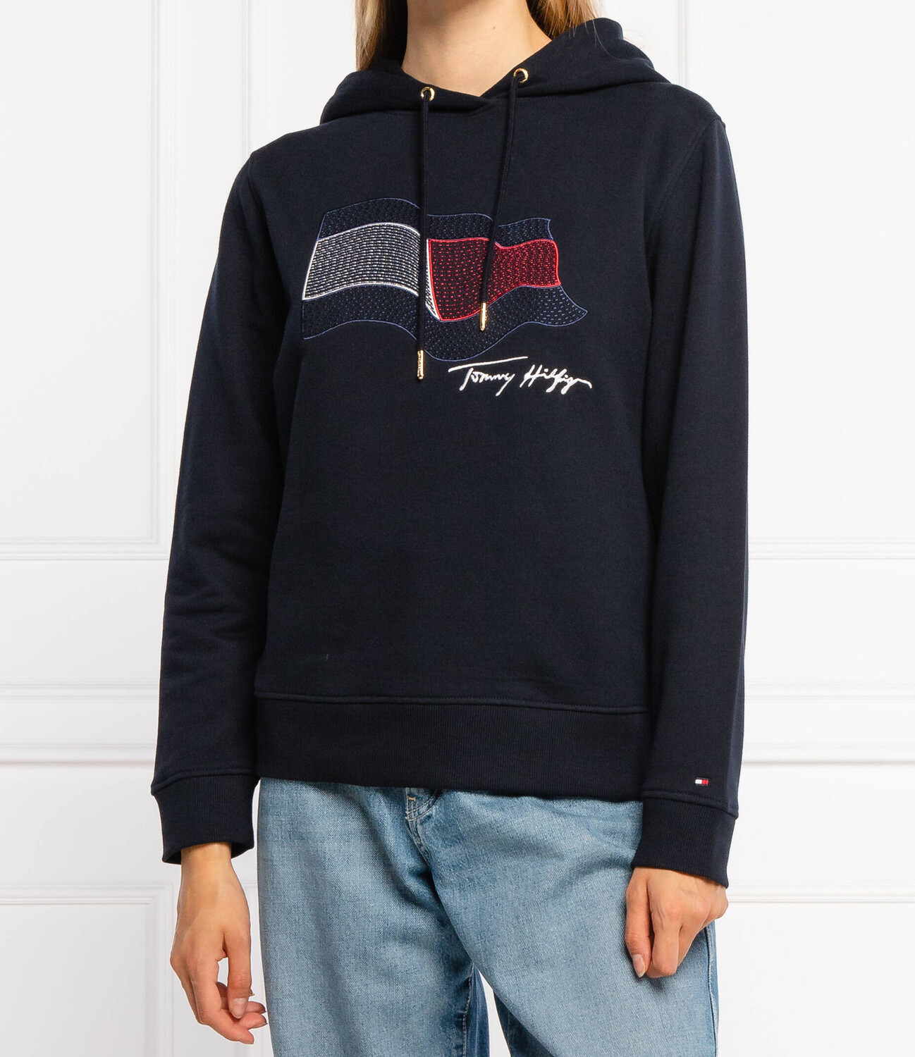 

Толстовка Tommy Hilfiger regular fit, темно-синий