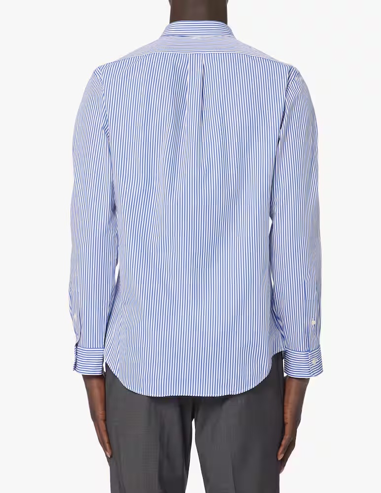 Спортивная рубашка из бистряка Polo Ralph Lauren, цвет Blue/White Bengal Stripe — фото 3