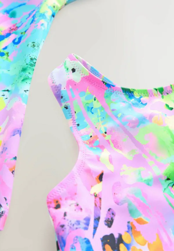 Бикини стандартного кроя Next, Pink Tie Dye Splat — фото 4