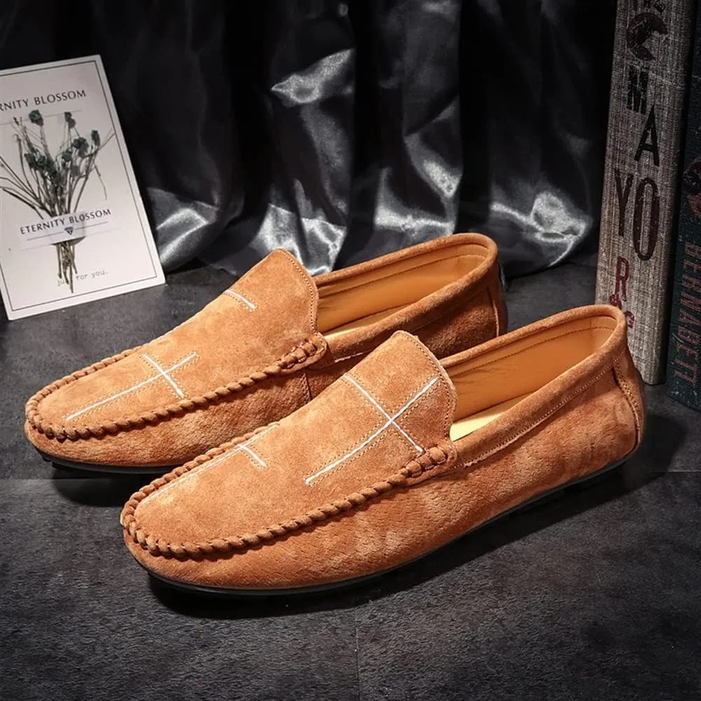 Мокасины мужские JIADELI Loafers, коричневый — фото 2