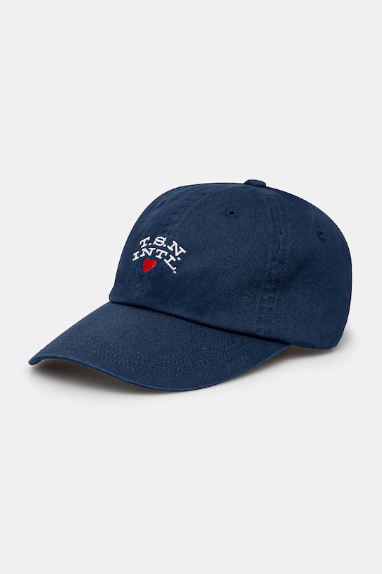 

Хлопковая кепка с козырьком Heart Cap Thisisneverthat, темно-синий