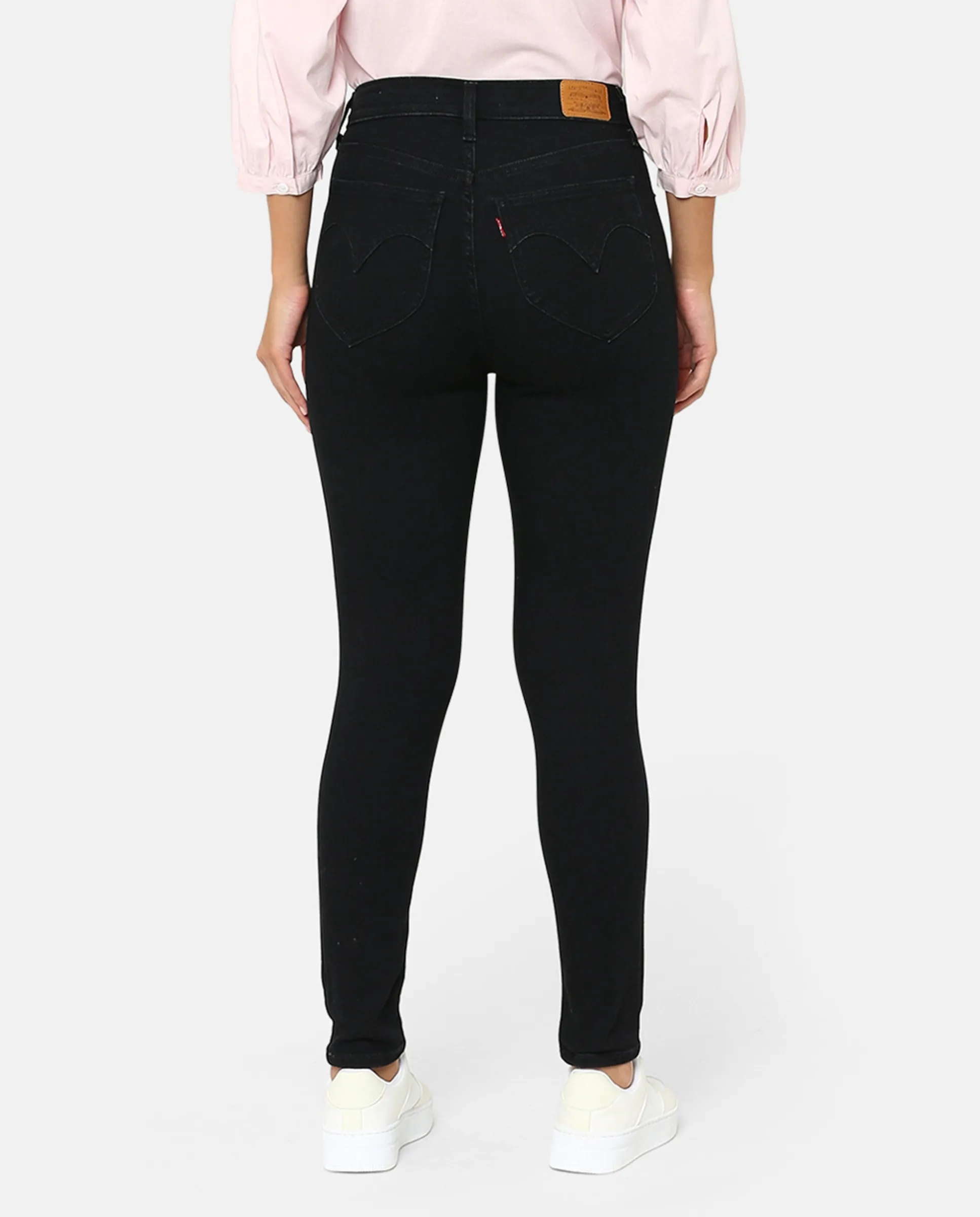 Женские высокие узкие джинсы Vaquero pitillo Retro High Skinny Levi'S, черный — фото 3