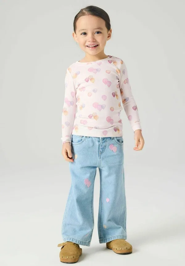 Джинсы с широкими штанинами, свободного кроя Name It, Medium Blue Denim