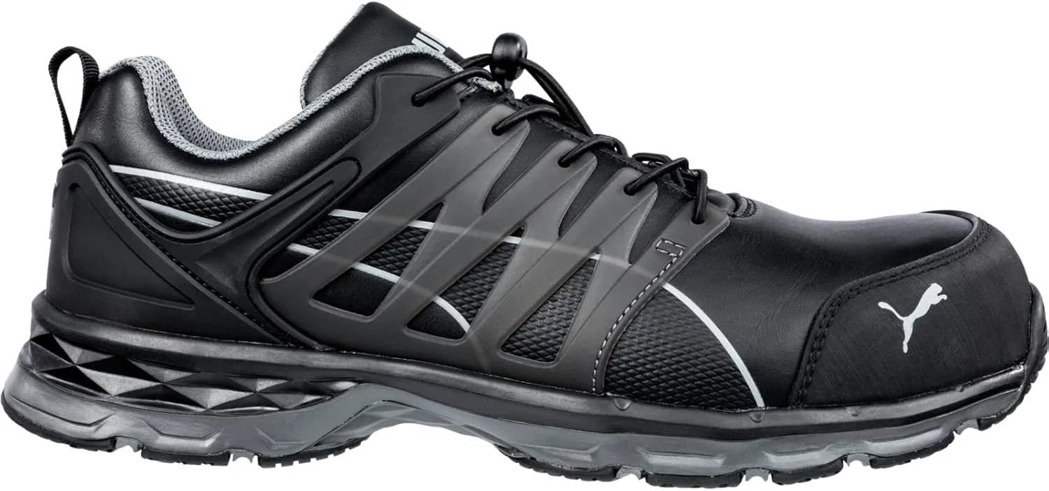 Рабочие кроссовки PUMA Safety Velocity 2.0 синего цвета, низкие, модель S1P SRC, с защитным козырьком из стекловолокна, мужские — фото 3
