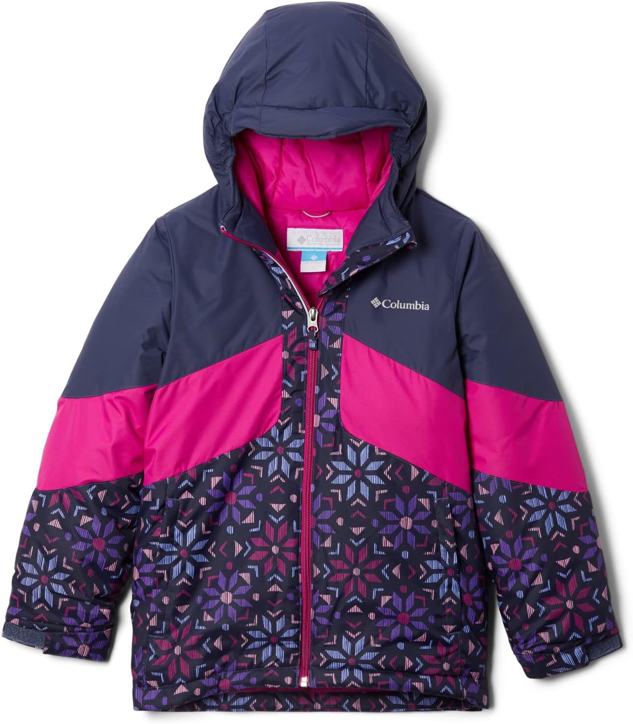 

Куртка Columbia Girls' Horizon Ride Ii, Serenity Paperflakes/Nocturnal