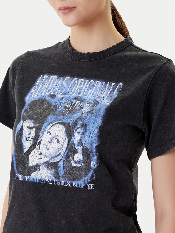Футболка regular fit 20th Century Fox Disney JX1278 Adidas, чёрный — фото 4
