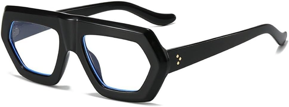 

Женские солнцезащитные очки неправильной квадратной формы с градиентным переходом цвета, защита от УФ-излучения UV400, мужские очки в ретро-стиле с прозрачными линзами SKFGNX, Black Clear