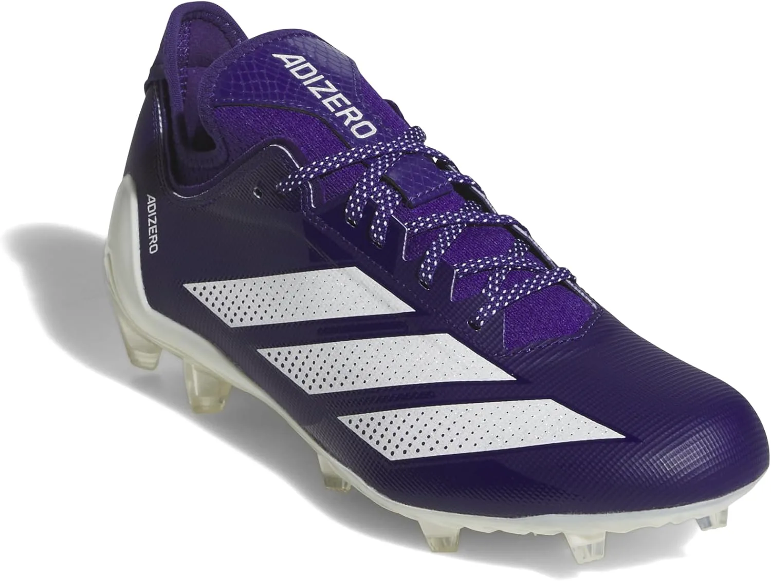 Мужские кроссовки Adidas Adizero Electric.1 для американского футбола, фиолетовый/белый — фото 4