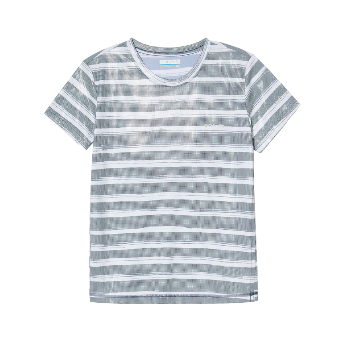 

Columbia Футболка Regular Women's серо-белая полоска