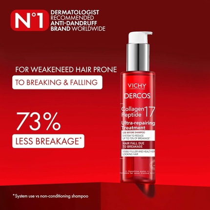 Сыворотка Dercos — Vichy Total Repair Concentrate with Collagen ‎, 150 мл — фото 2
