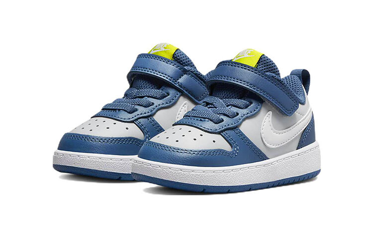 Кроссовки Nike Court Borough Low 2 Grey Fog Mystic Navy TD — фото 2