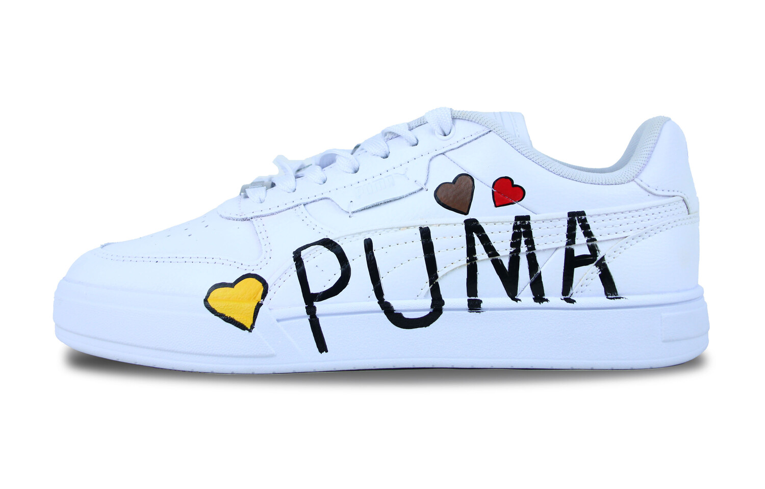 

Кроссовки Puma CAVEN DIME Skateboarding Shoes Unisex Low-top White, белый