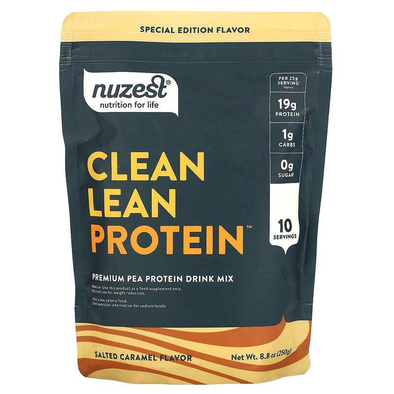 

Nuzest, Clean Lean Protein, соленая карамель, 250 г (8,8 унции)