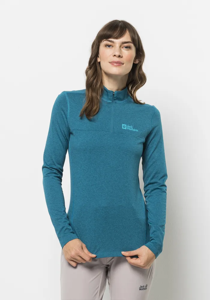 

Свитер с воротником стойкой Jack Wolfskin "SKY THERMAL HZ W", синий