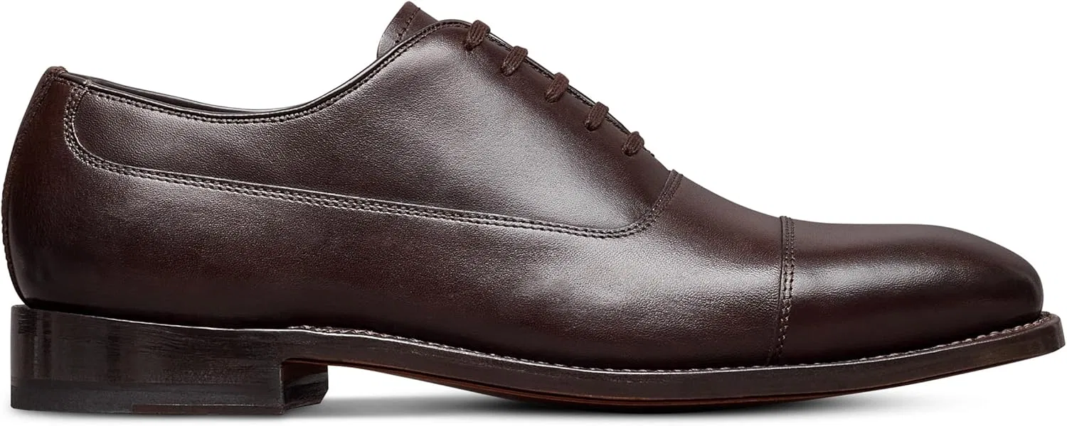 Оксфорды Allen Edmonds, из каштановой кожи — фото 4