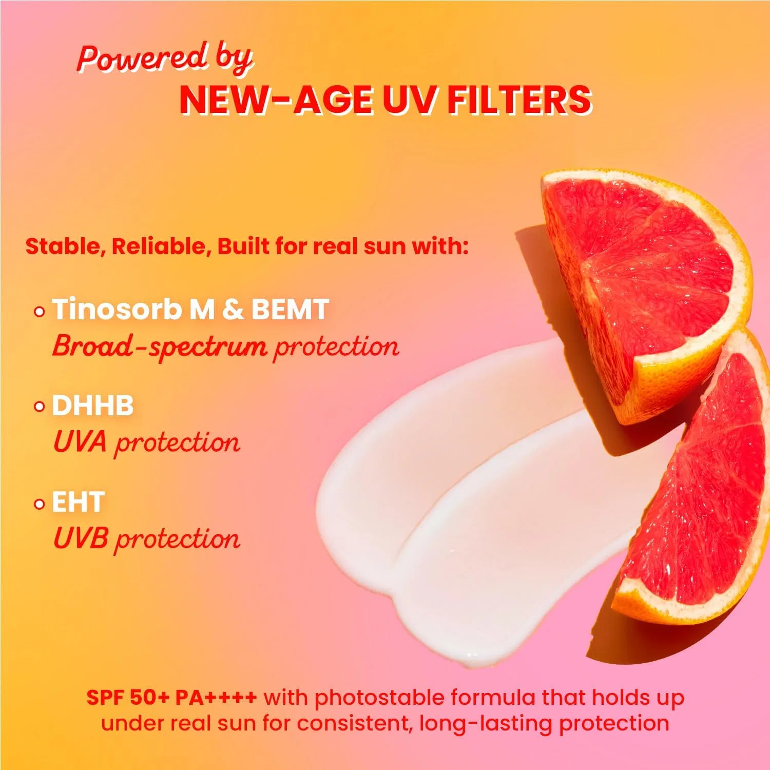 Солнцезащитный крем для лица Dot & Key Vitamin C+E SPF 50, 50 мл — фото 3
