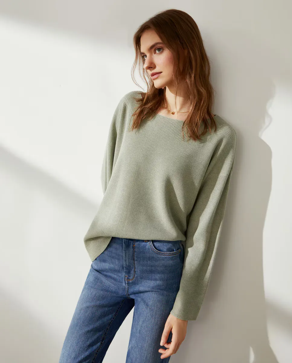 

Перламутровый кашемировый свитер Southern Cotton, цвет Jabón