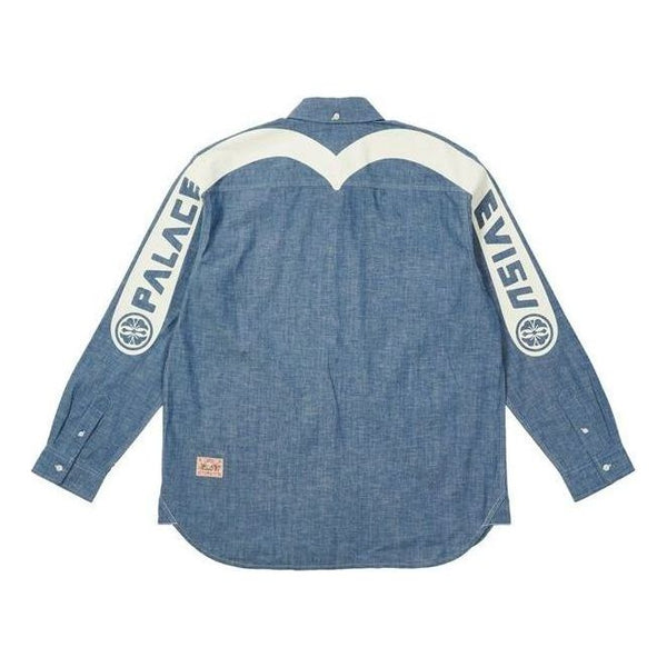 

Рубашка x evisu classic daicock denim shirt 'blue' Palace, синий