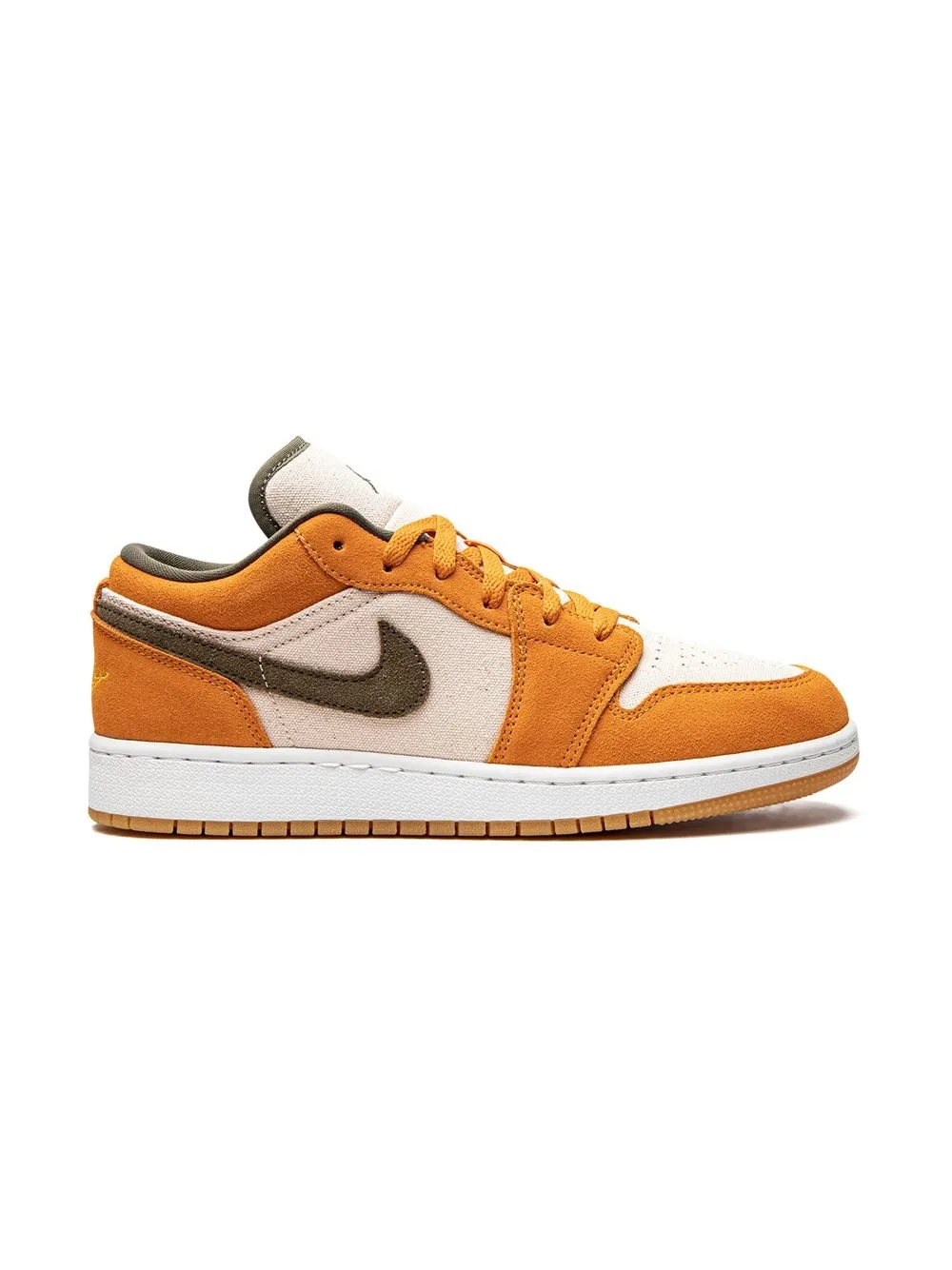 Кроссовки Air Jordan 1 Low SE Jordan Kids, оранжевый — фото 2
