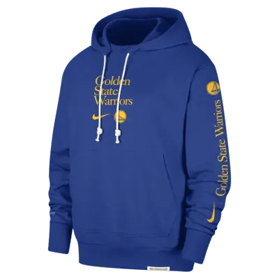 Худи Nike Golden State Warriors Standard Issue Courtside, цвет Rush Blue