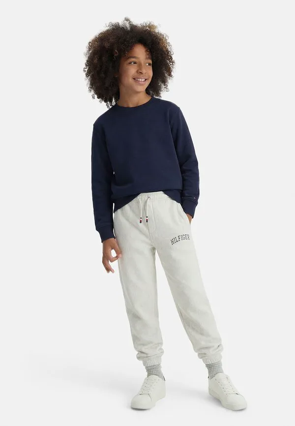 Спортивные брюки из махровой ткани с вышивкой логотипа Tommy Hilfiger, Light Grey Heather