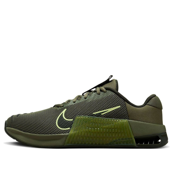 

Кроссовки metcon 9 'olive high voltage' Nike, зеленый
