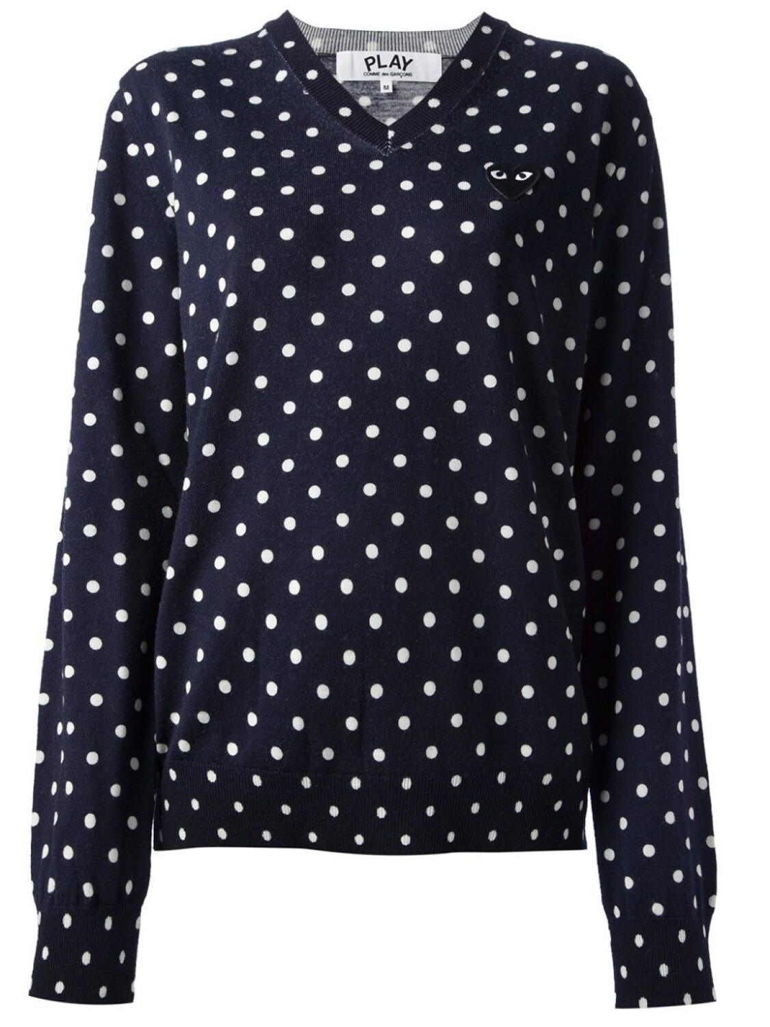 

Comme Des Garçons Play polka dot sweater, синий