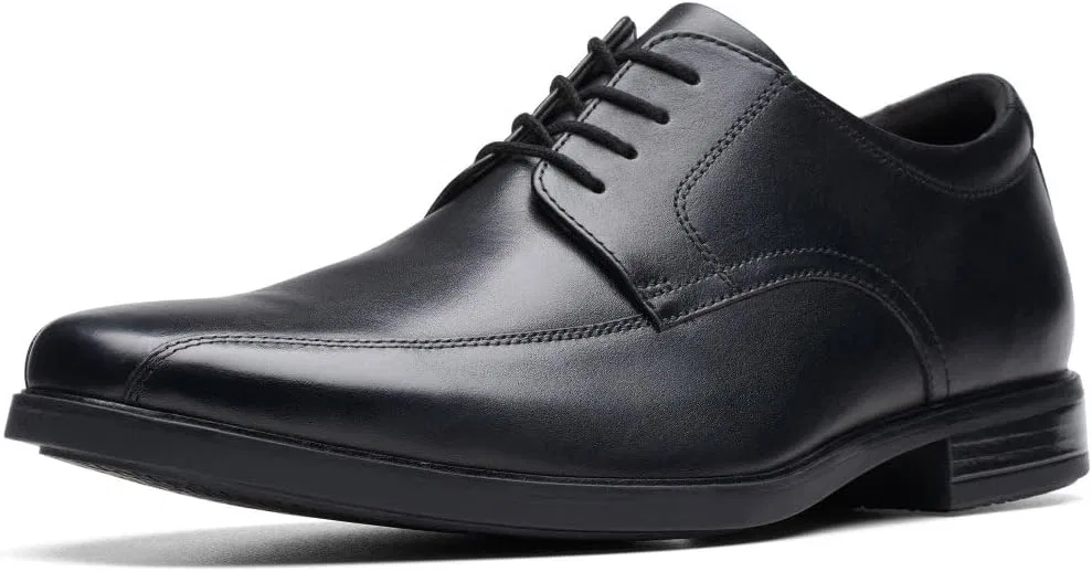 Мужские туфли Clarks Howard Over, Black (Black Leather)
