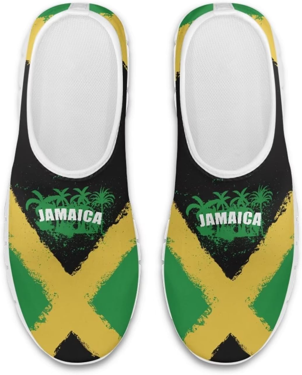 

Кроссовки-лоферы chaqlin для женщин и мужчин, с круглым носком, противоскользящие, для бега по дороге, низкие, с сеткой, дышащие, Clipper, Jamaica Flag