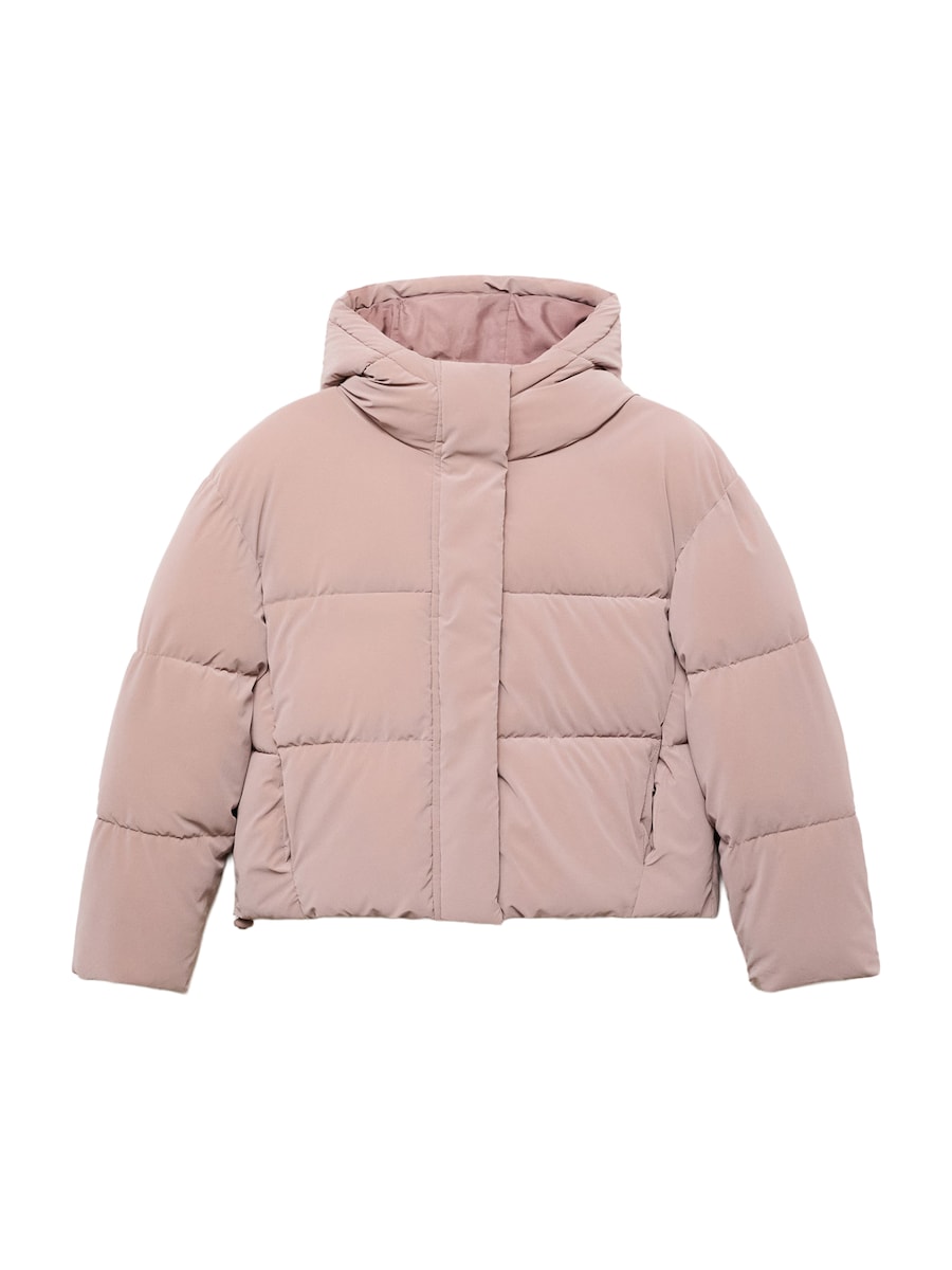 

Зимняя куртка MANGO TEEN Cropi, темно-розовый