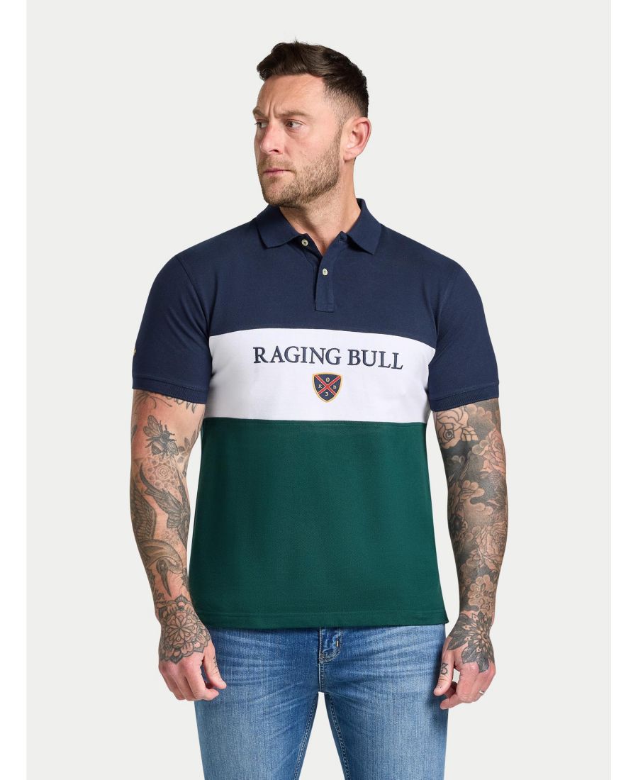 

Мужская футболка-поло с короткими рукавами, сшитая из ткани пике Raging Bull, Forest, Зеленый, Мужская футболка-поло с короткими рукавами, сшитая из ткани пике Raging Bull, Forest