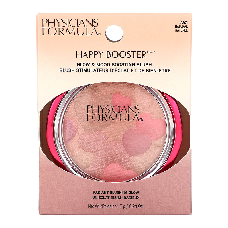 Physicians Formula, Happy Booster, румяна для сияния и настроения, 7324 натуральные, 7 г (0,24 унции) — фото 2