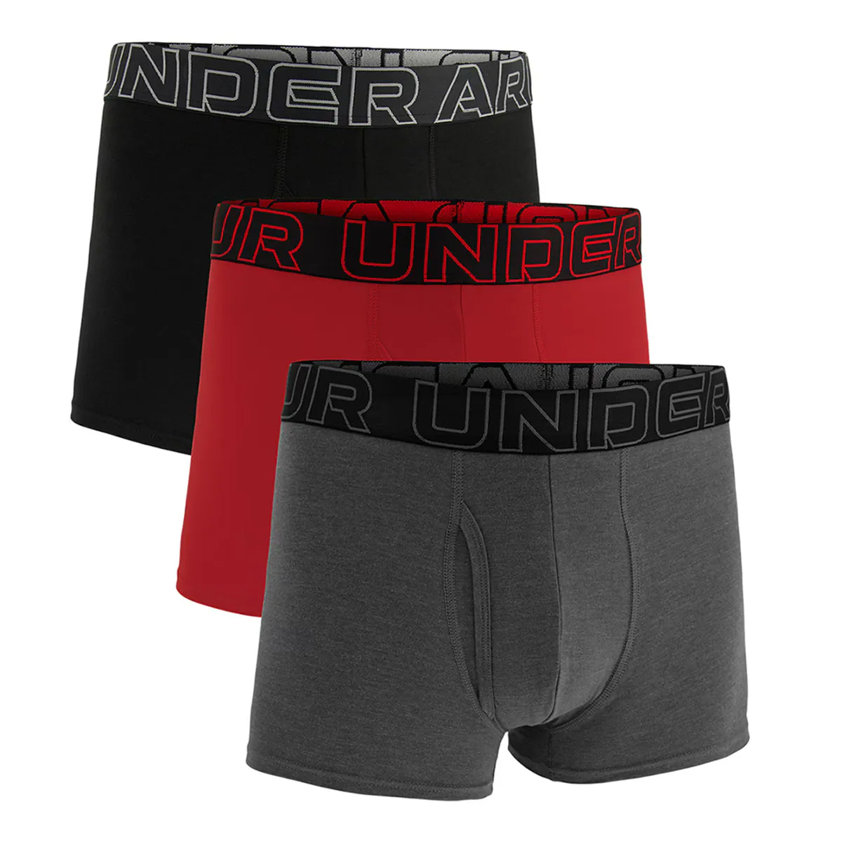 

Under Armour мужские спортивные трусы Perf Cotton 3 дюйма, серый