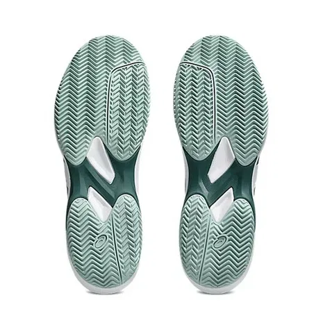Мужские теннисные кроссовки «Game FF CLAY/OC» от ASICS, White X Green — фото 3