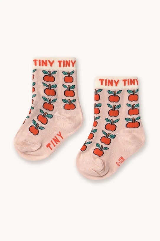 

Детские носки APPLES MEDIUM SOCKS Tinycottons, розовый