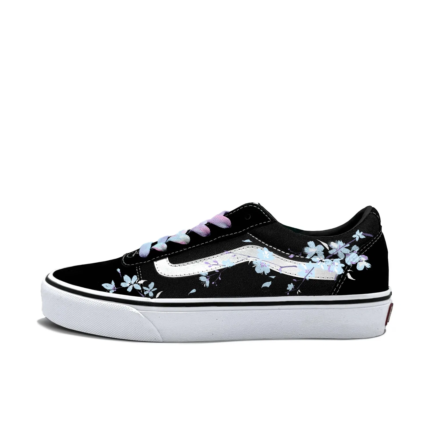 Кроссовки Vans Ward с цветочным принтом Light Blue