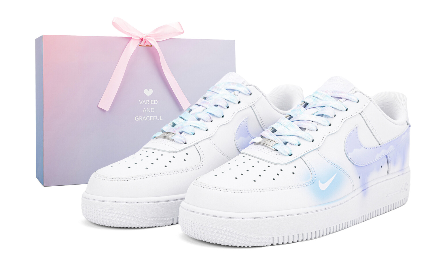 

Мужские кроссовки для скейтбординга Nike Air Force 1, White