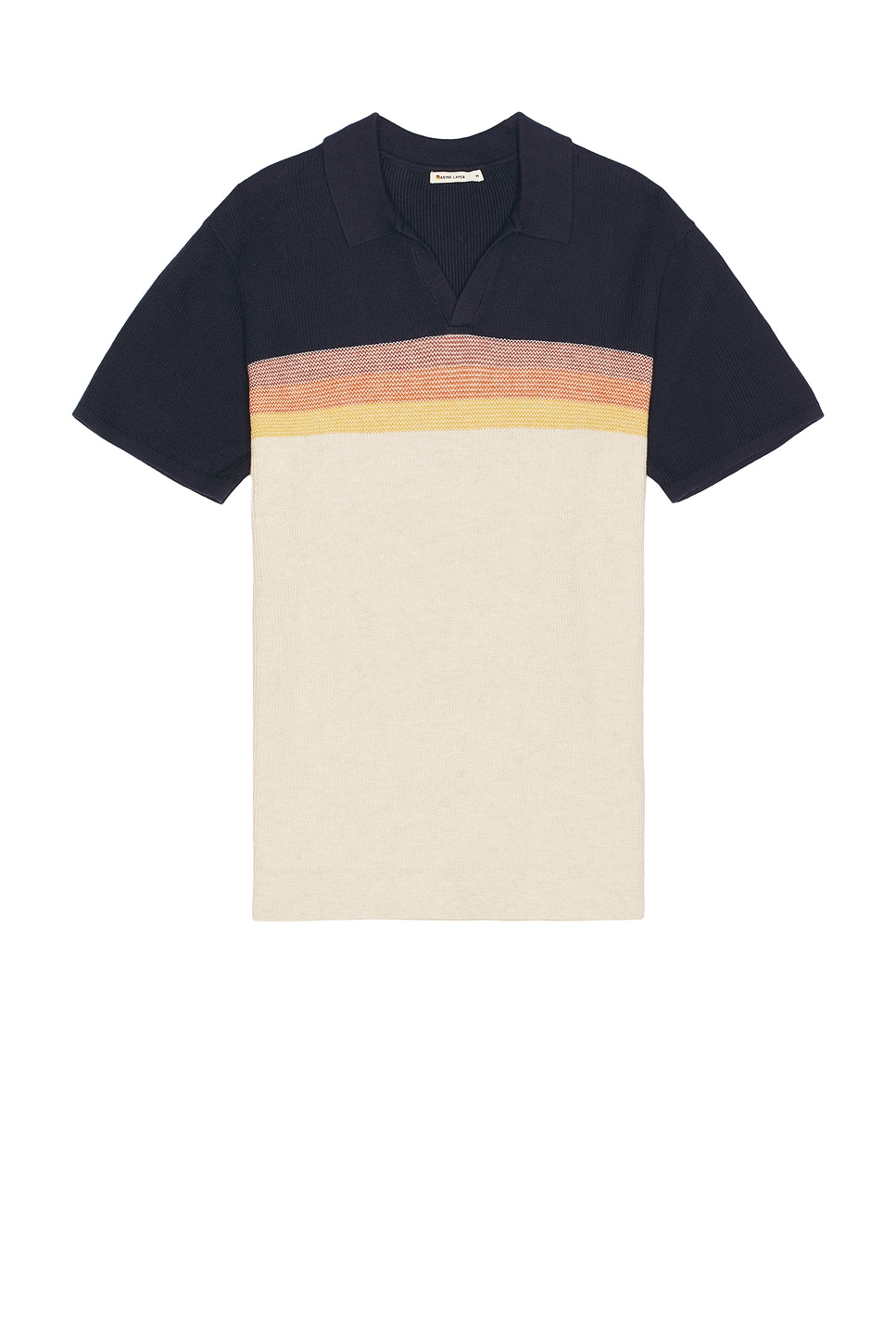 

Поло-свитер Liam Marine Layer, navy & cream
