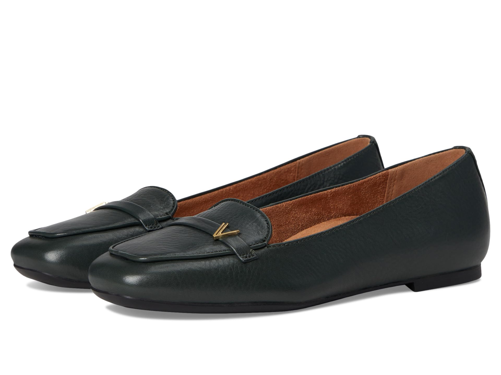 Балетки VIONIC Hayes Skimmers, Scarab Green Leather