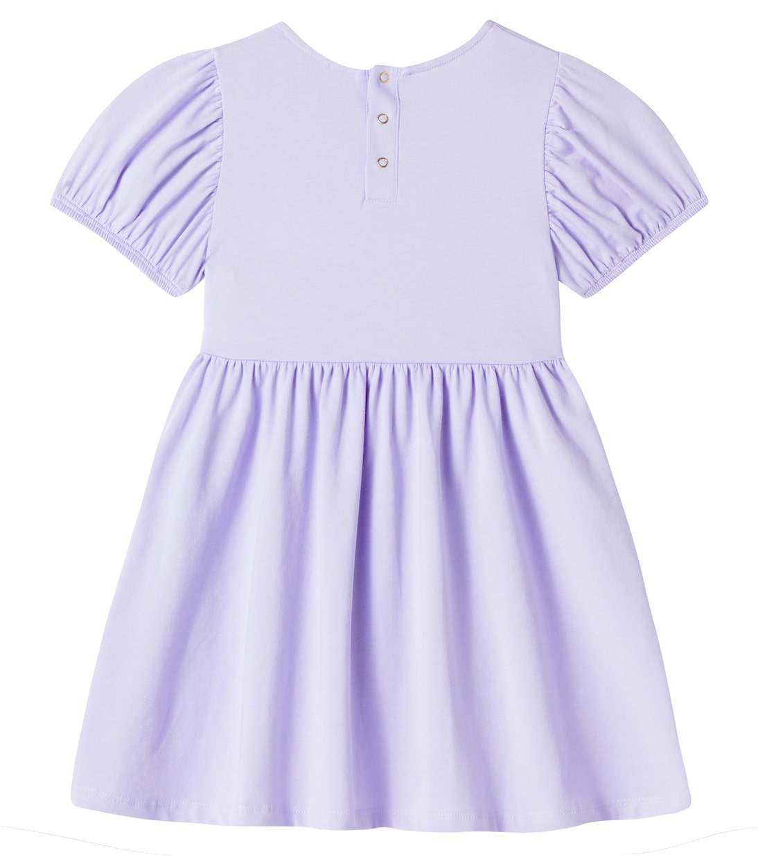 Печатное платье из хлопковой смеси Mini Rodini, фиолетовый — фото 4