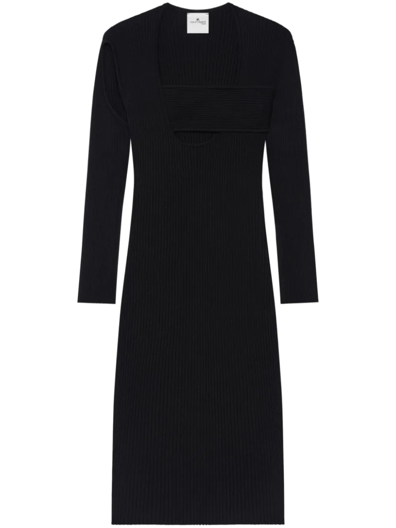 

Платье мини Infinity Courrèges, черный