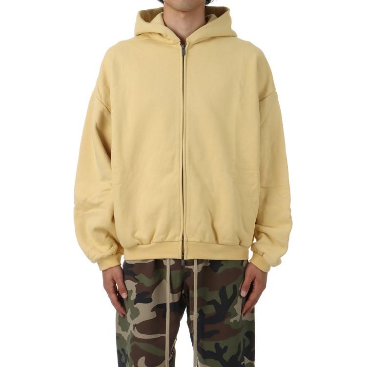 Толстовка с капюшоном на молнии Heavy Fleece Fear Of God Essentials, цвет Amber Gold/Amber — фото 4