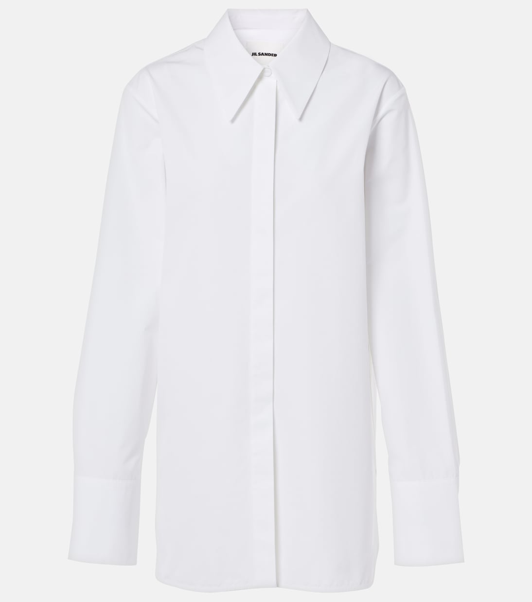 

Хлопковая рубашка Jil Sander, Optic White