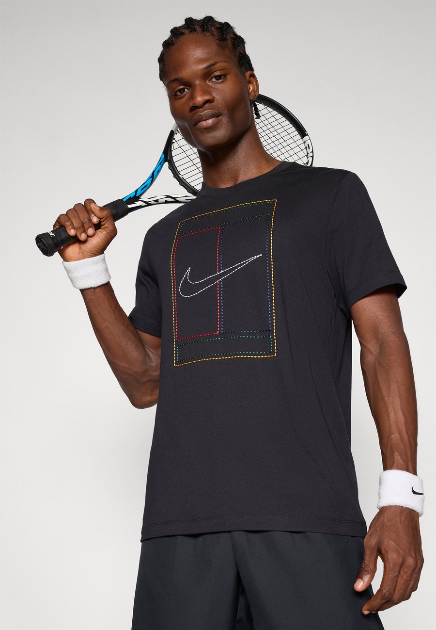 Футболка Nike Performance NIKECOURT TEE HERITAGE, Black — фото 4