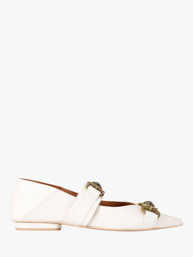 Кожаные туфли-лодочки Mansion Kurt Geiger London, Bone