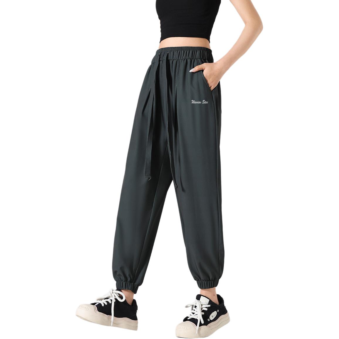 

Брюки Casual Open Ended Smiling Collection для женщин, умеренный прямой крой WARRIOR, forest зеленый