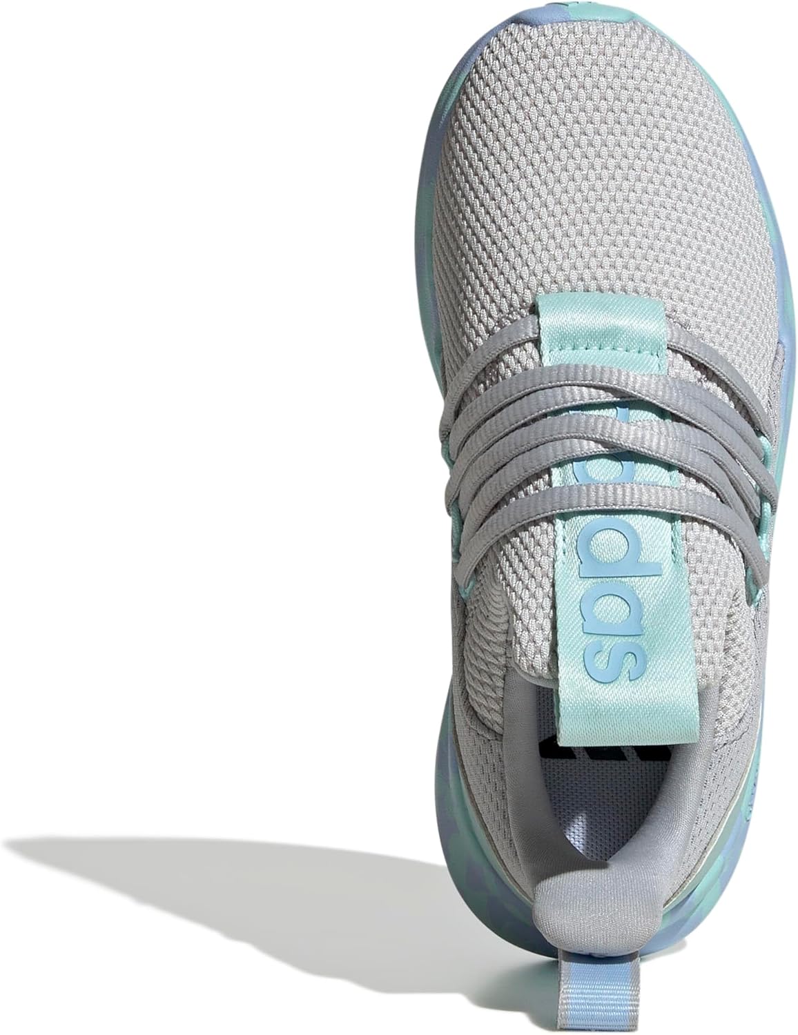 Беговые кроссовки adidas Kids Lite Racer Adapt 7.0, синий/серый — фото 2