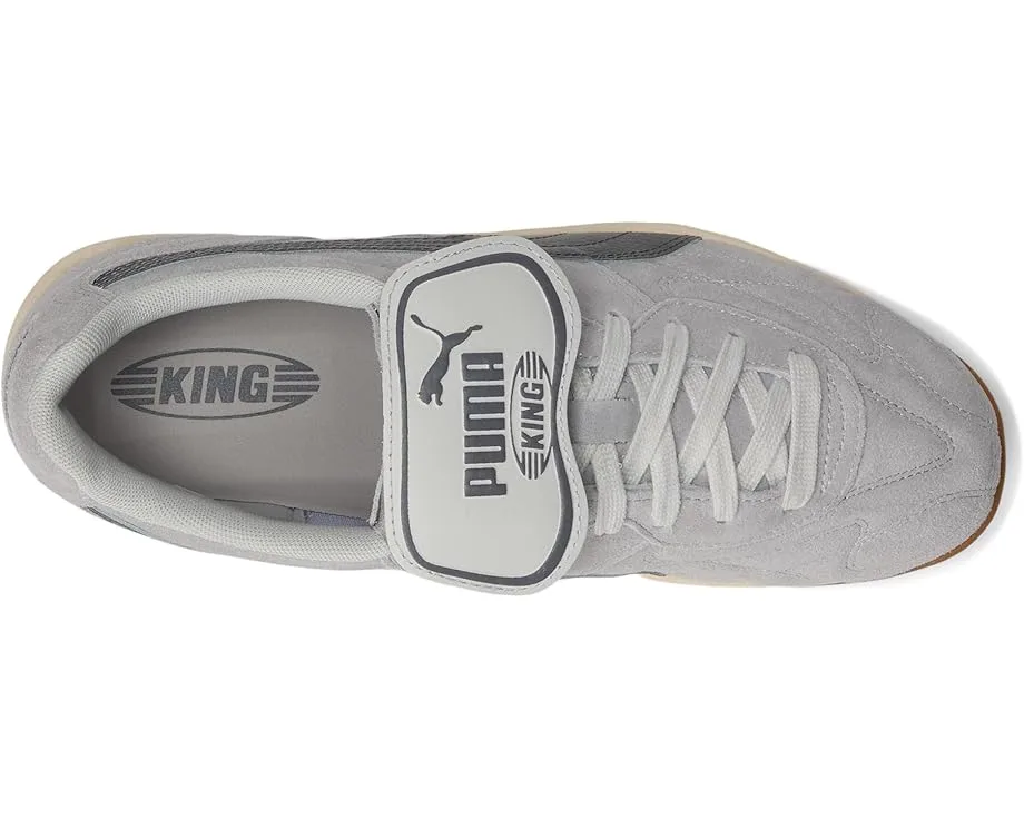 Кроссовки PUMA King Indoor Shoes, Gray Echo/Alpine Snow — фото 2