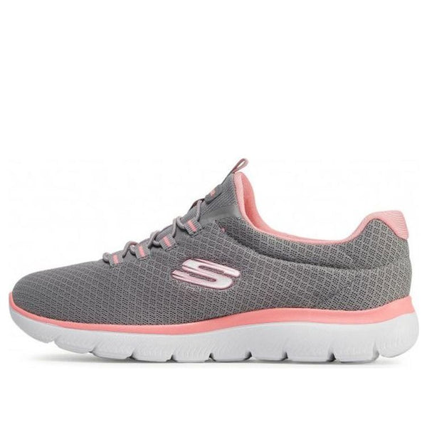Кроссовки summits 'grey pink' Skechers, серый