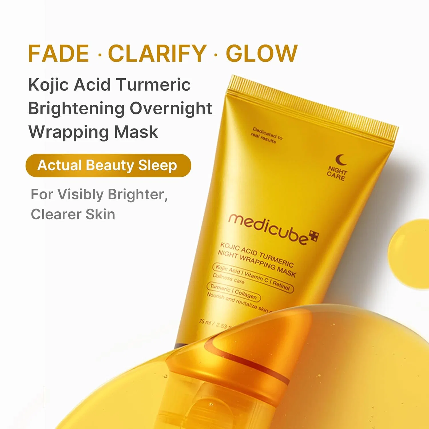Ночная маска-пленка Medicube Turmeric Overnight Wrapping Peel-Off Mask Medicube — фото 2